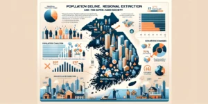 인구 감소 및 지역 소멸 인포그래프