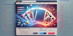 CSS 애니메이션과 DOM 제어로 만드는 카드 셔플과 정렬 효과